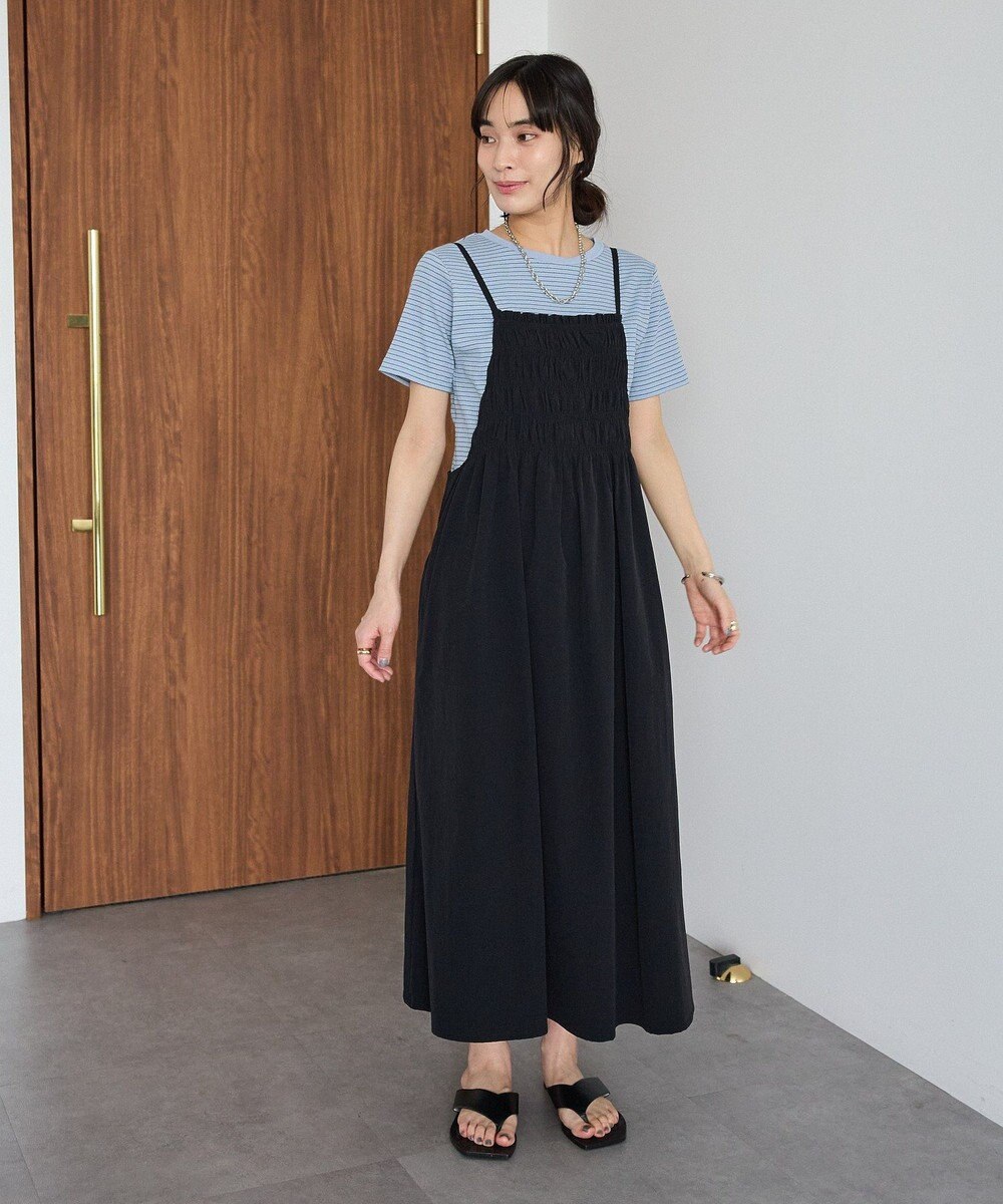 CRAFT STANDARD BOUTIQUE ギャザーデザインキャミワンピース 