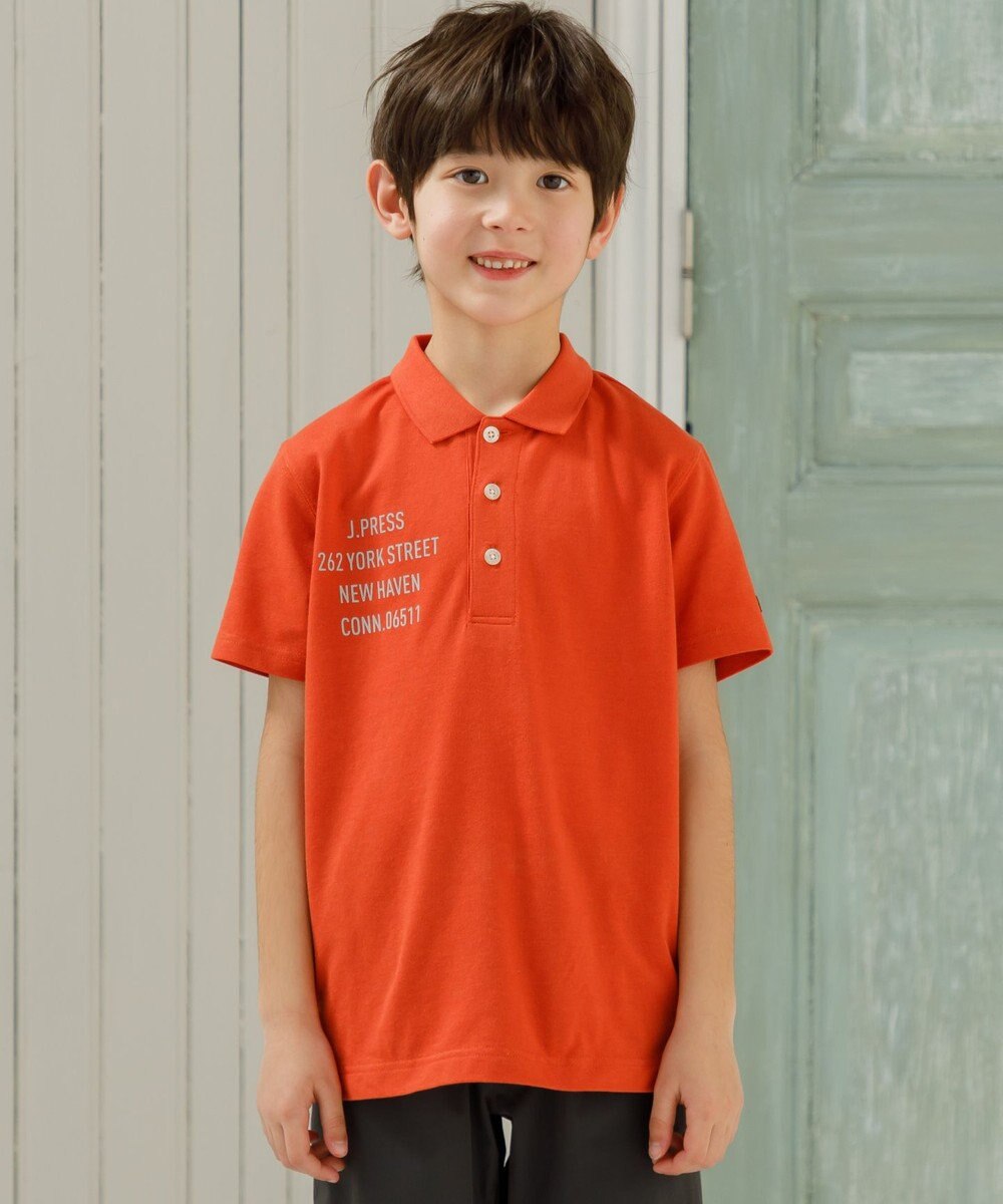 J.PRESS KIDS 【140-170cm】T/C ライト カノコ 半袖ポロシャツ 
