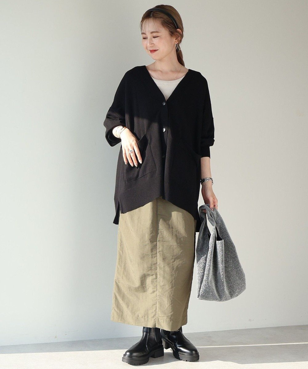 AMERICAN HOLIC バイパチＶネックワイドニットカーディガン 