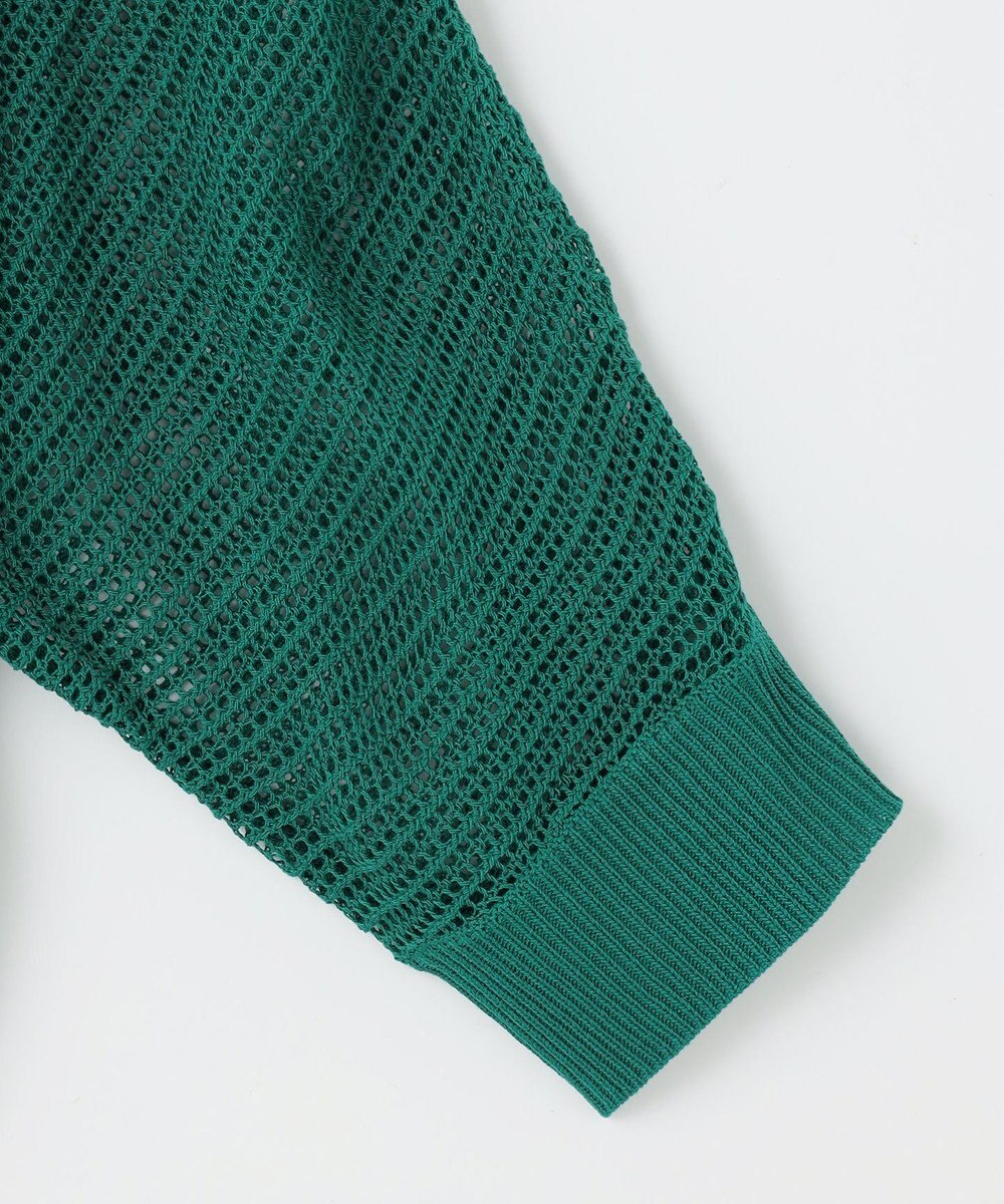 ANY メッシュパターンニットカーディガン 