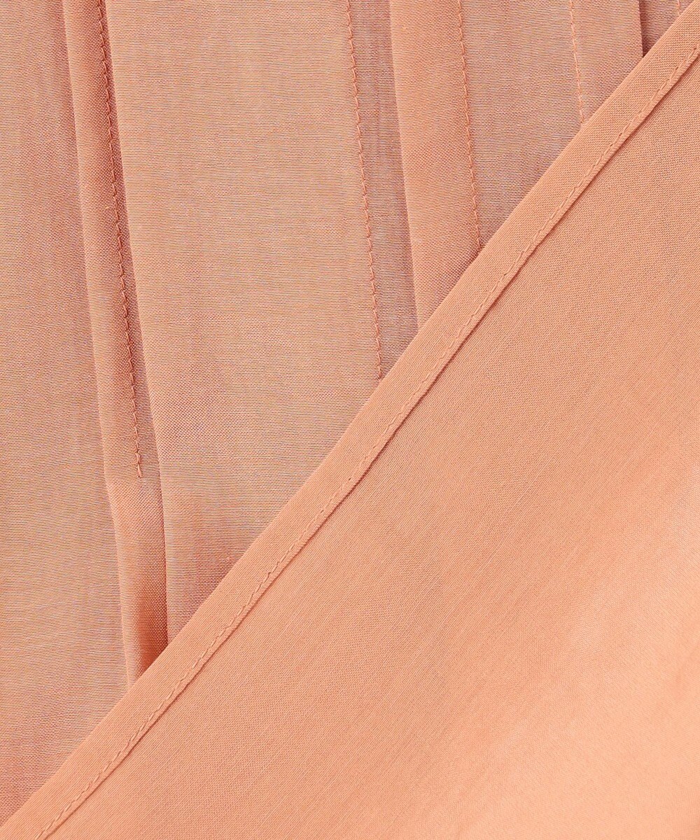 23区 L 【接触冷感/速乾性/洗える】エアリーブライトローン タック ブラウス 