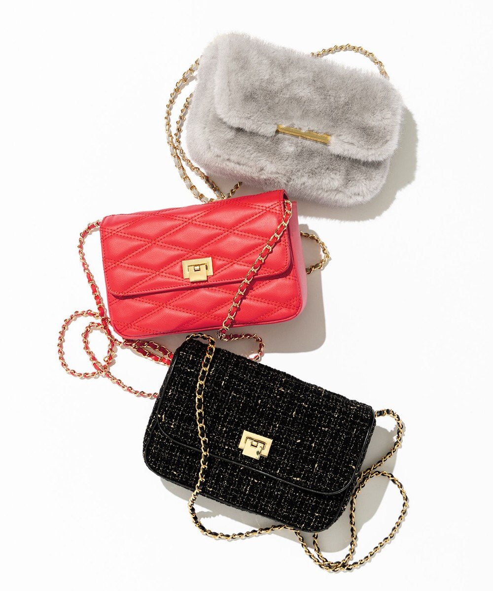 23区 【Oggi10月号掲載】キルティング ショルダーバッグ 