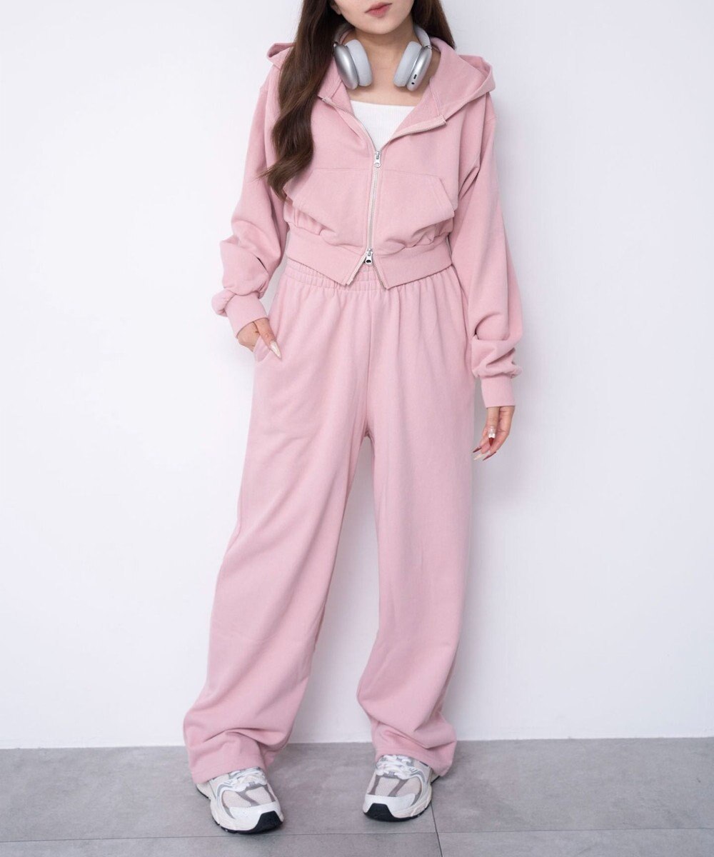 WEGO ショートZIPパーカー 