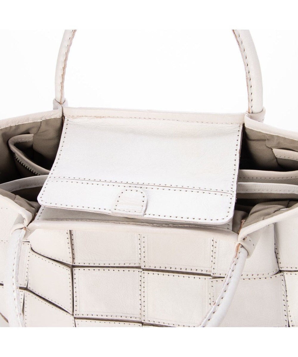 UNBILLION ピークスピーク PEAKSPEAK / 牛革パッチワーク・フラップトートL 