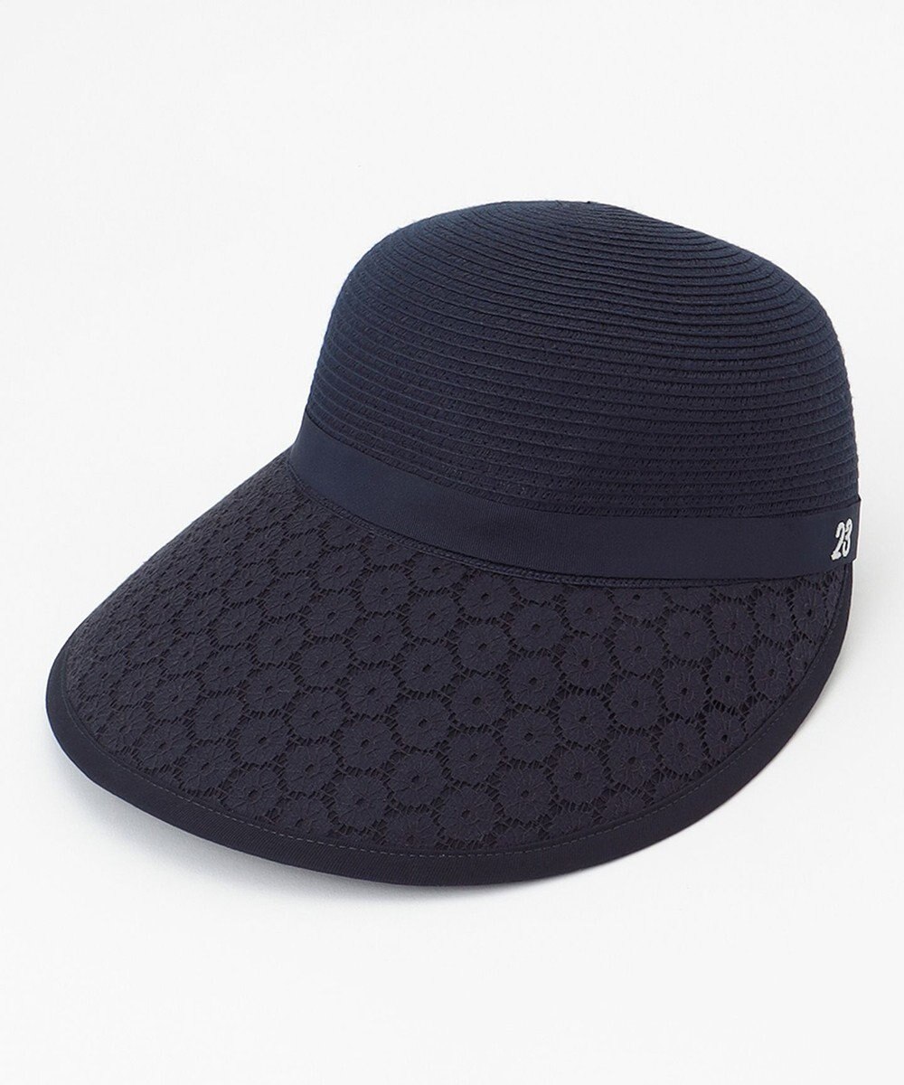 23区GOLF 大人気完売アイテムが今年も登場！【WOMEN】【洗える】ブレード×レース キャップ 