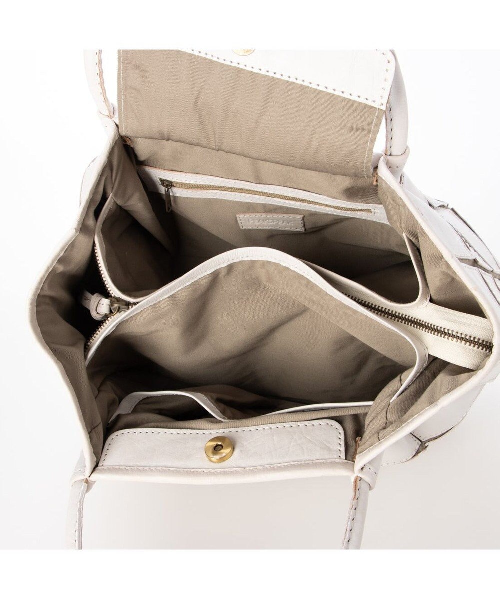 UNBILLION ピークスピーク PEAKSPEAK / 牛革パッチワーク・フラップトートL 