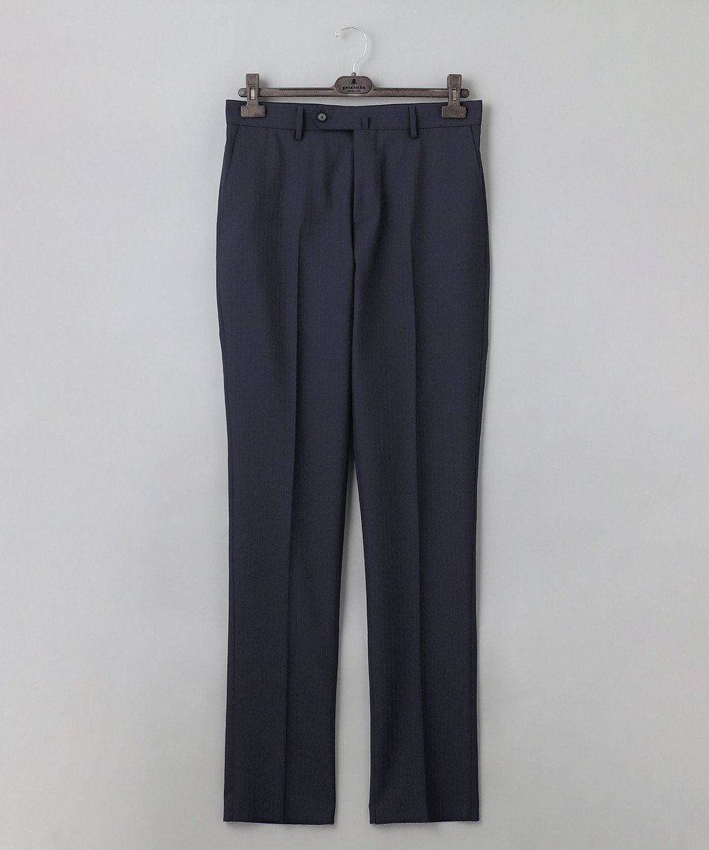 GOTAIRIKU 【オールシーズン対応】WOOL×POLYESTER ライトウェイト スーツ（ネイビーストライプ） 