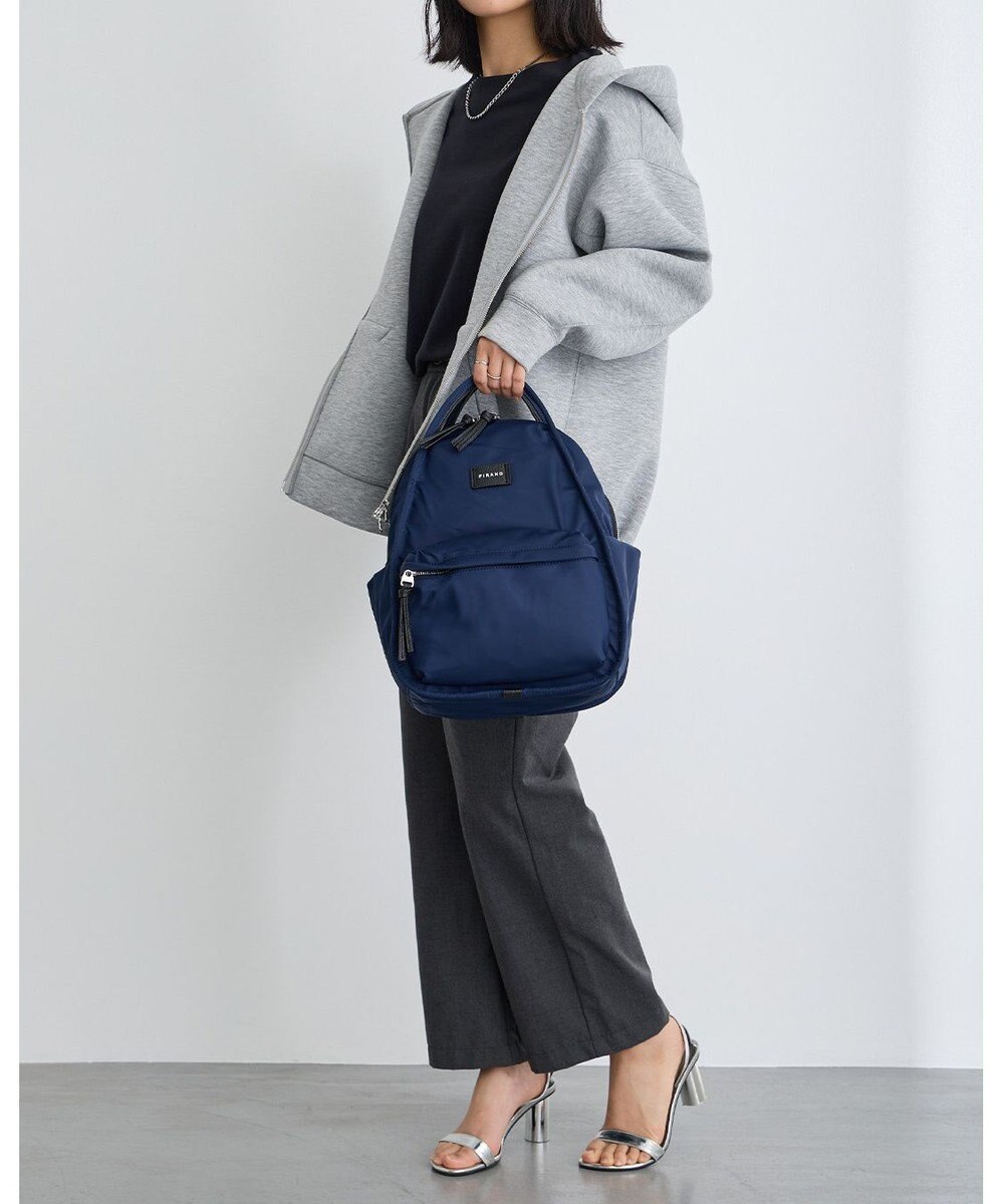 MioFIRANO はっ水軽量ナイロンオーバルハンドルリュック　FIRANO フィラノ 