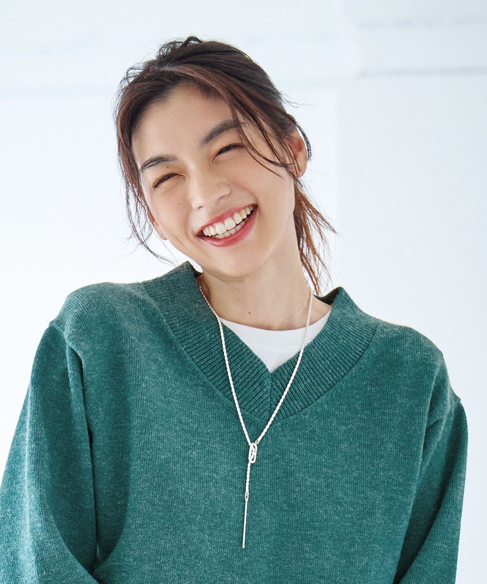 ANY 【長さ調節可能】ノットリングネックレス 