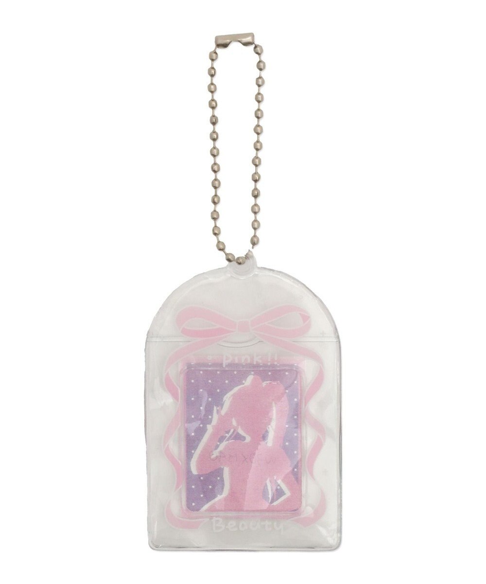 WEGO 【痛バ＆推し活グッズ】ラメクリアIDフォトケースキーホルダー 