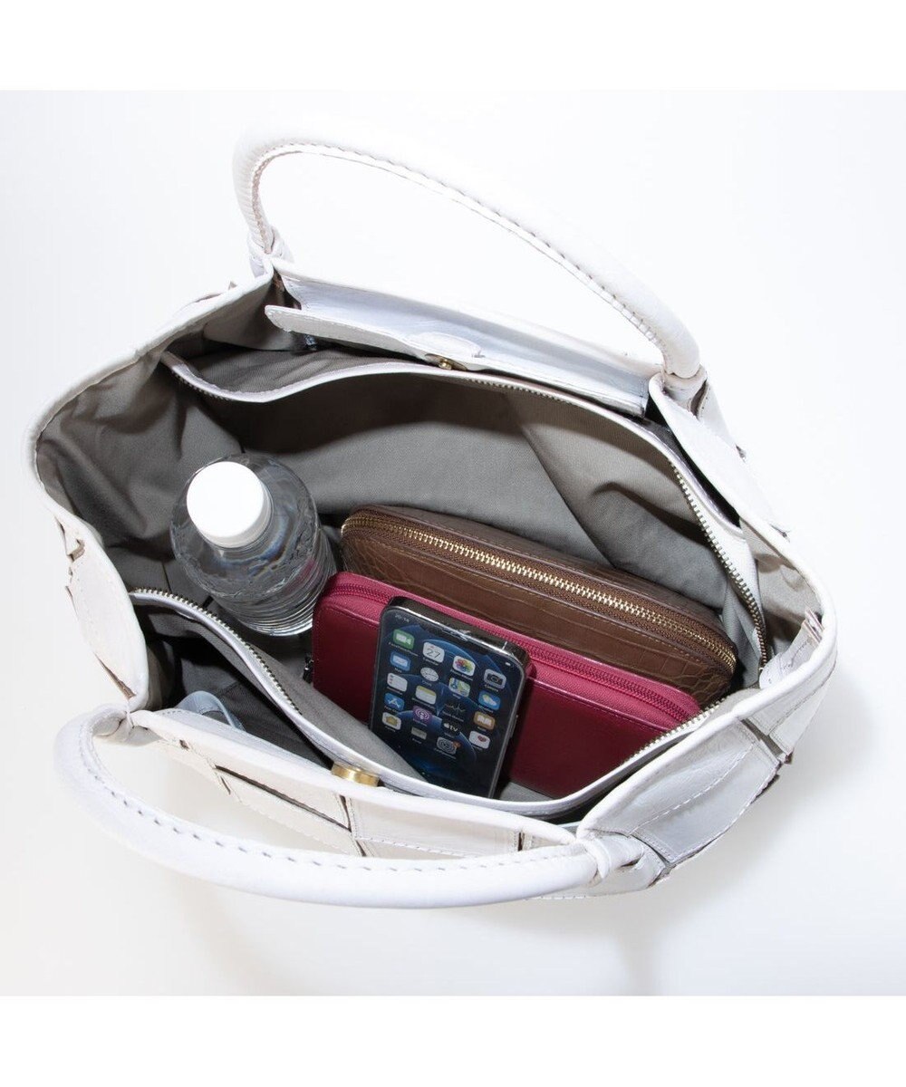 UNBILLION ピークスピーク PEAKSPEAK / 牛革パッチワーク・フラップトートL 