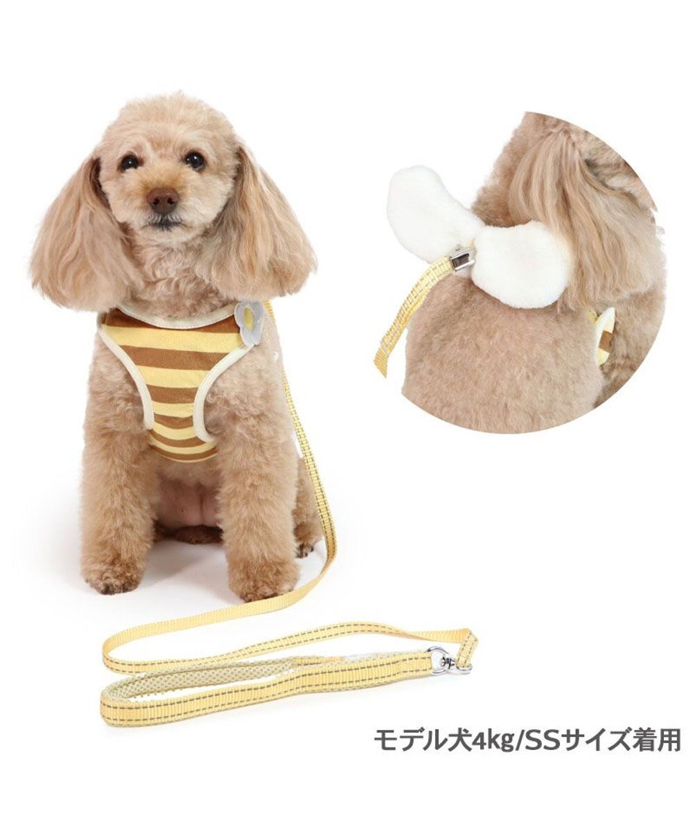 PET PARADISE ペットパラダイス 反射付き リード&ハーネス 《蜂》  S 小型犬 