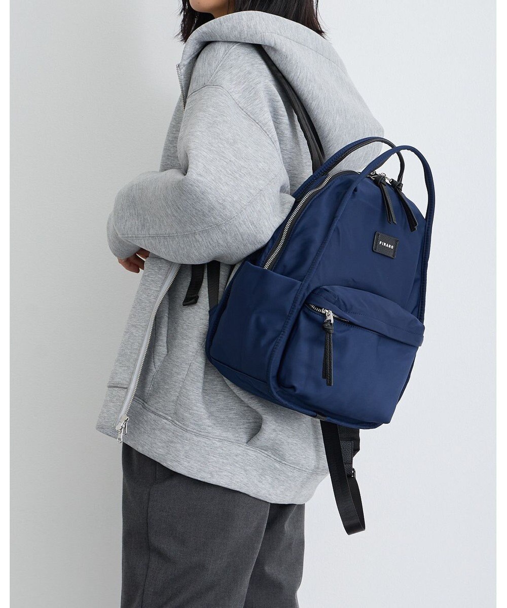 MioFIRANO はっ水軽量ナイロンオーバルハンドルリュック　FIRANO フィラノ 