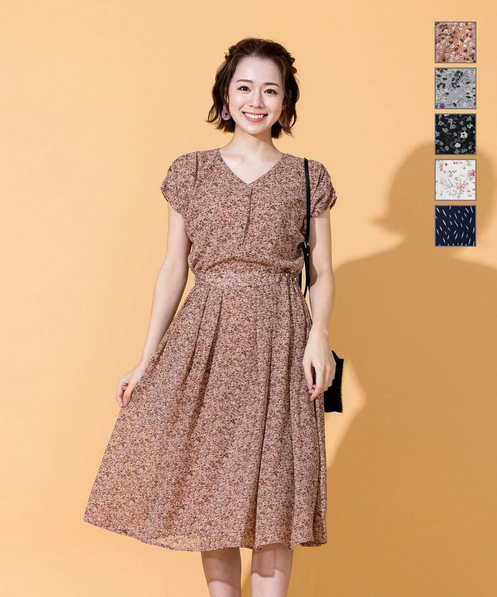 洗える 程良い透け感のシフォン花柄フレンチワンピース Tiaclasse ファッション通販 公式通販 オンワード クローゼット 洗える 程良い透け感のシフォン花柄フレンチワンピース Tiaclasse ファッション通販 公式通販 オンワード クローゼット