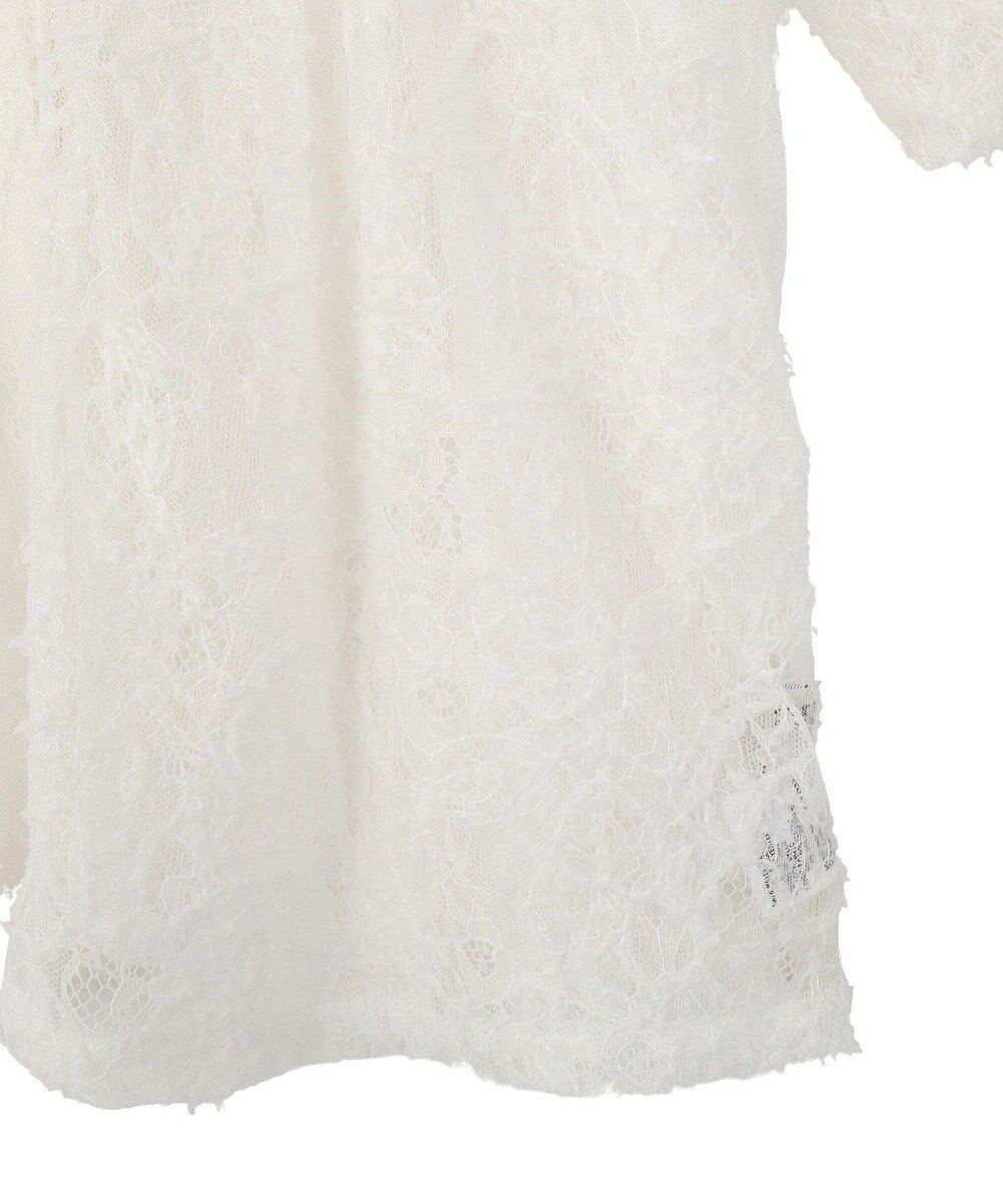 earth music&ecology レースフラワーブラウス 