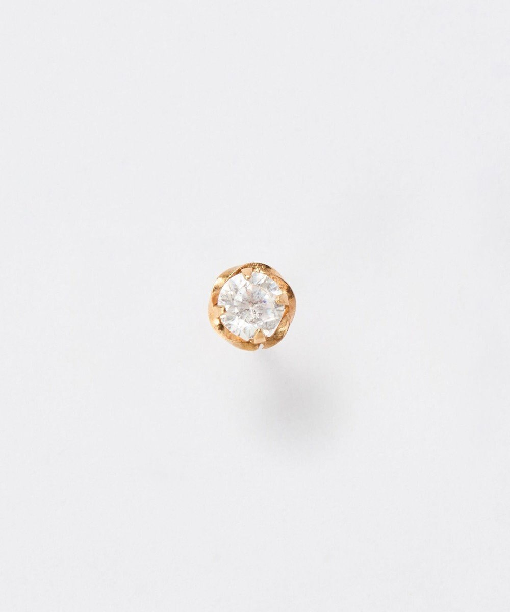 Phoebe 【K10】ローズバットピアス(片耳)/BOXつき　ゴールド 