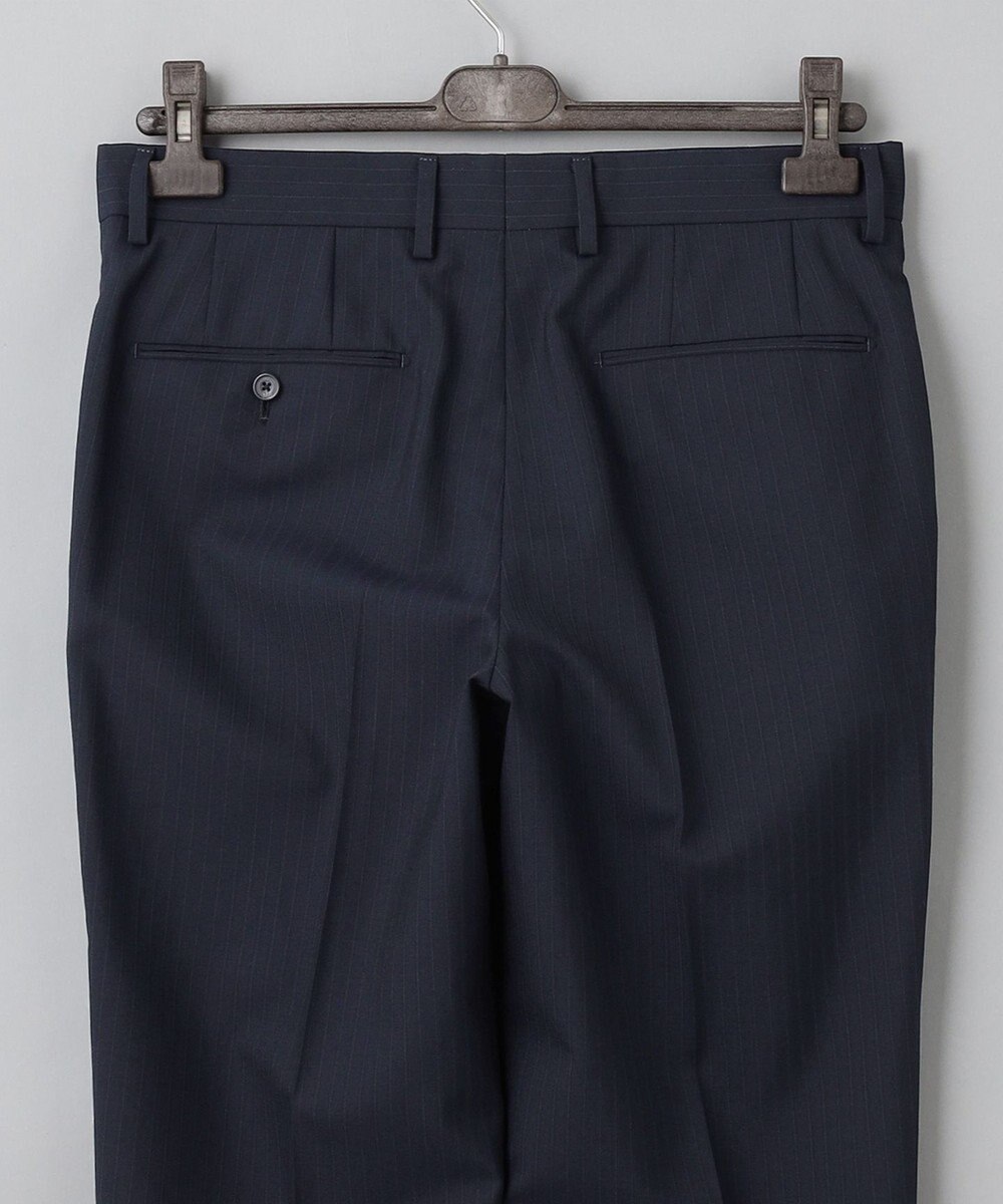 GOTAIRIKU 【オールシーズン対応】WOOL×POLYESTER ライトウェイト スーツ（ネイビーストライプ） 