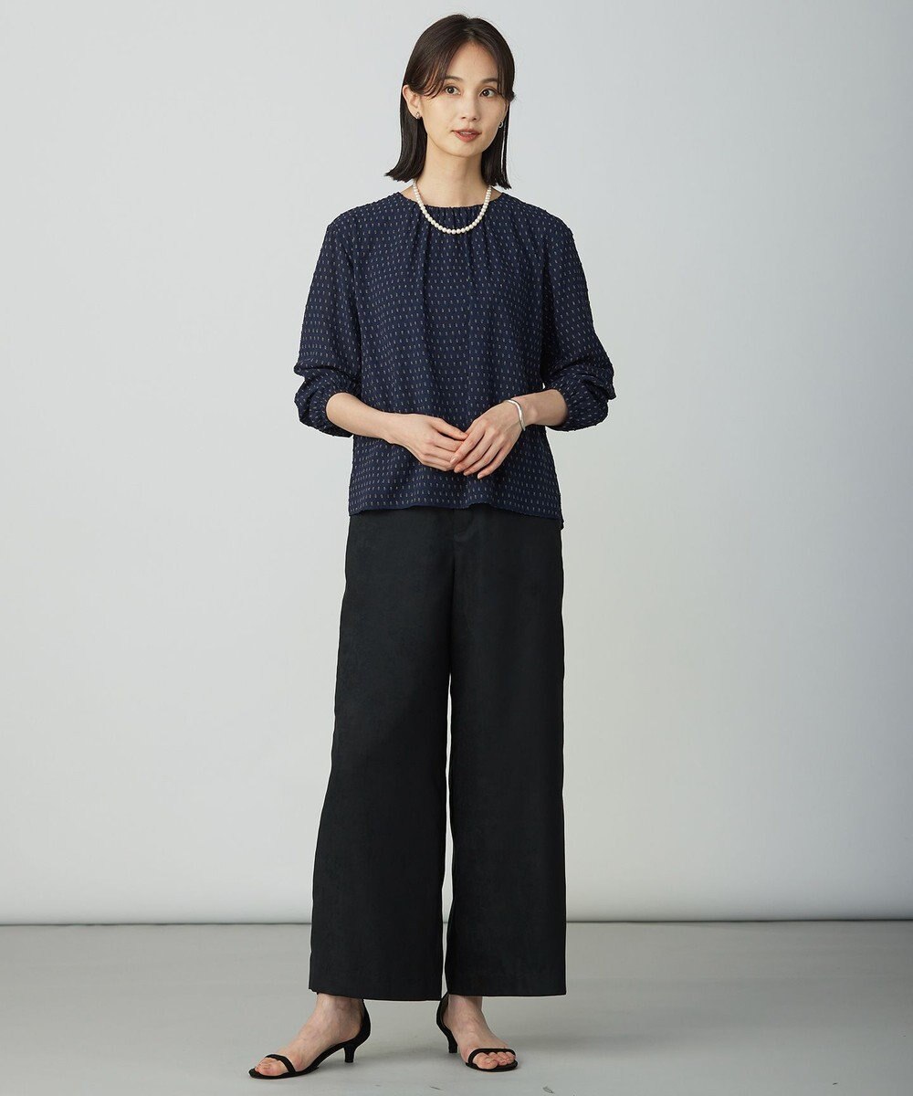 J.PRESS LADIES カットジャカードプリント カットソー 