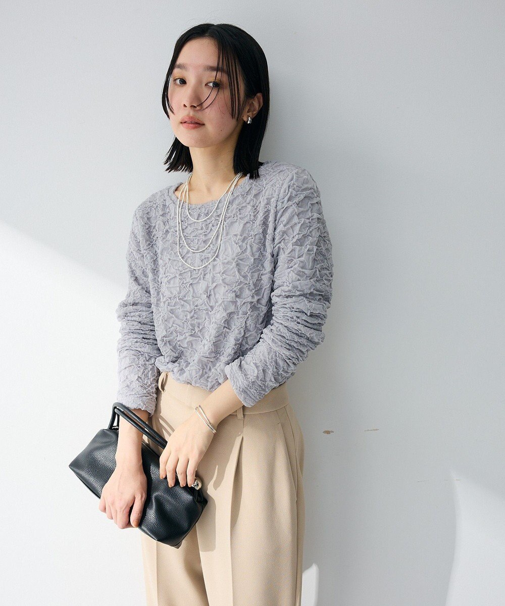 Green Parks 表面感ポコポコプルオーバー 