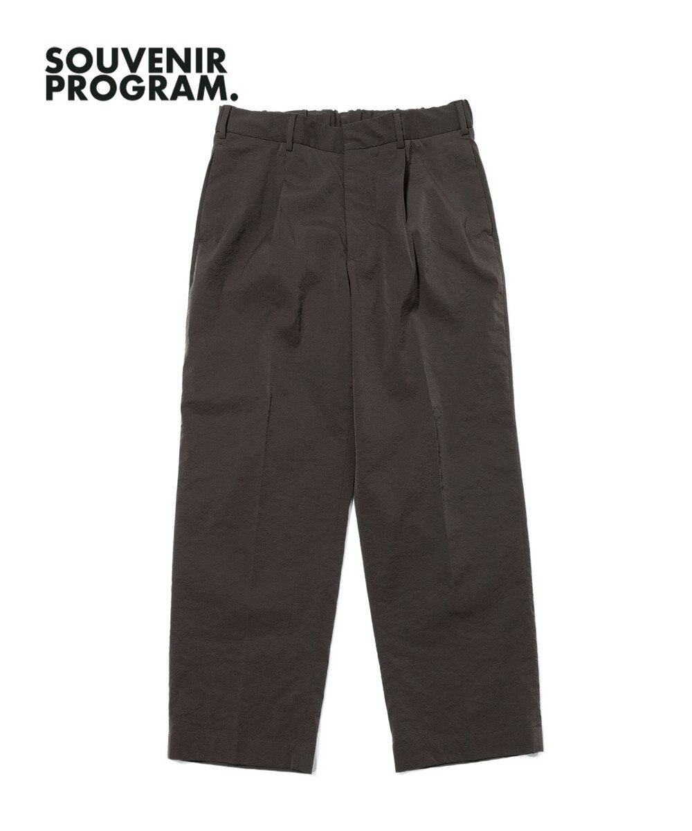 J.PRESS MEN 【J.PRESS ORIGINALS】【UNISEX】High Power Stretch Mechanical 1Tuck Slacks / New Wide Piped Stem 