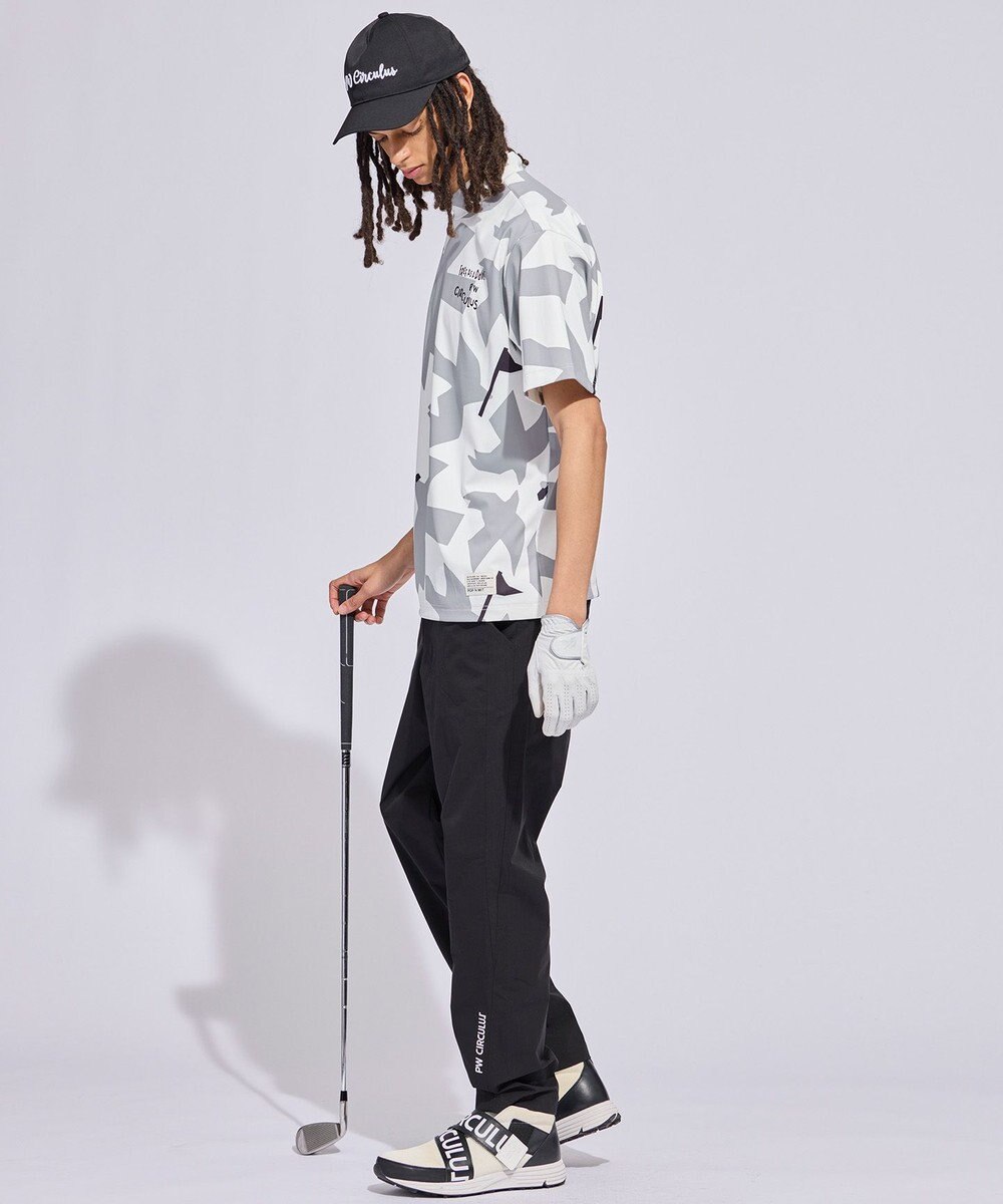 PW CIRCULUS 【MEN】ＤＯＶＥ柄モックネック ゴルフ 