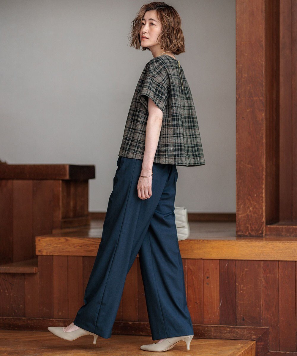 23区 S 【洗える】ツイーディーエトワール ブラウス 