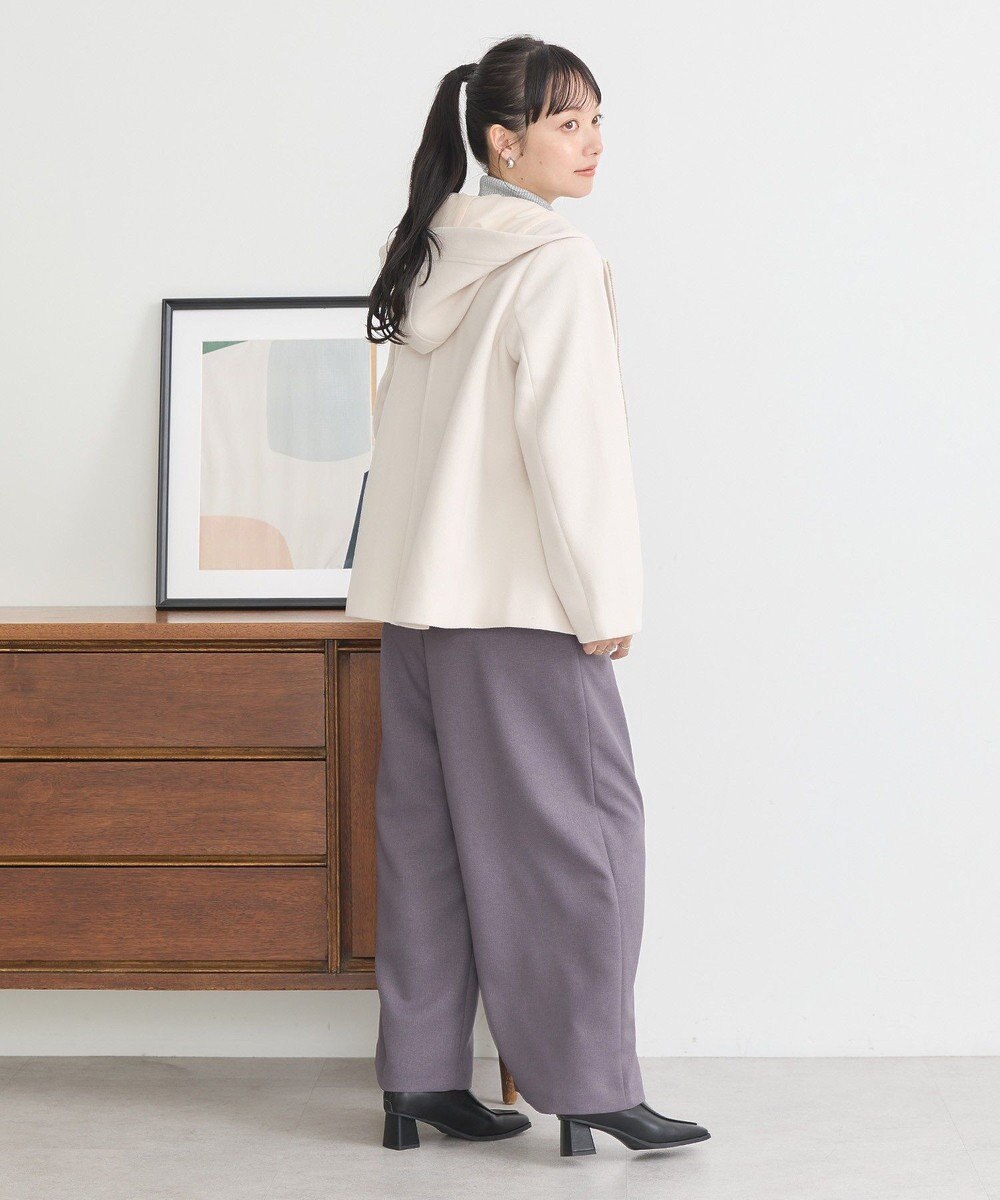 earth music&ecology ２Ｗａｙフードショートコート 