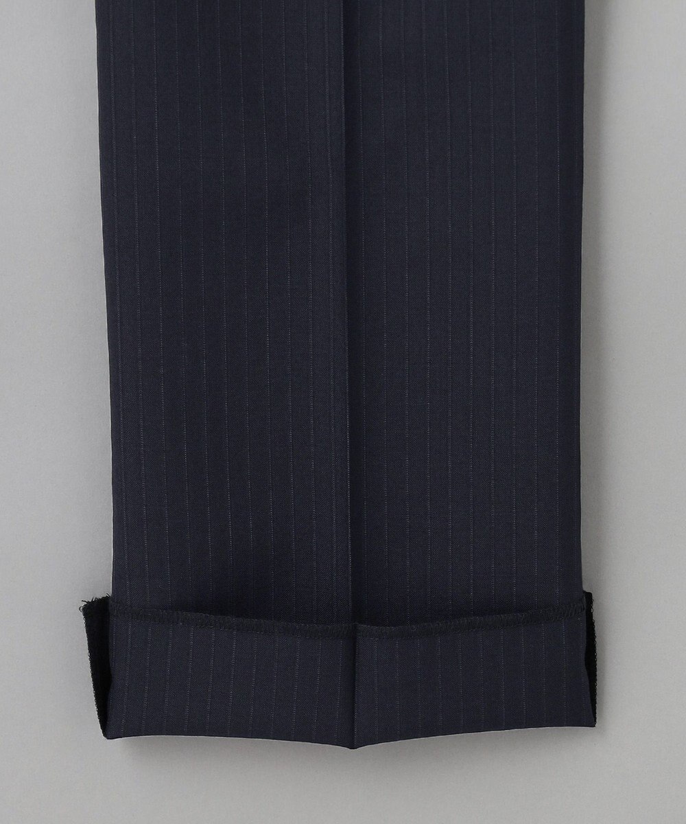 GOTAIRIKU 【オールシーズン対応】WOOL×POLYESTER ライトウェイト スーツ（ネイビーストライプ） 