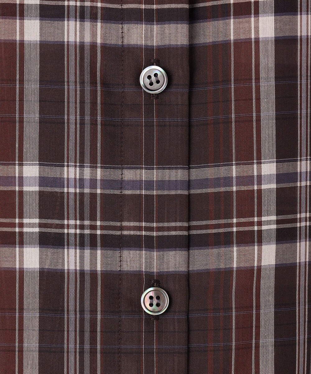 23区 【先行予約】ハイツイストシアーチェック クロップド シャツ 