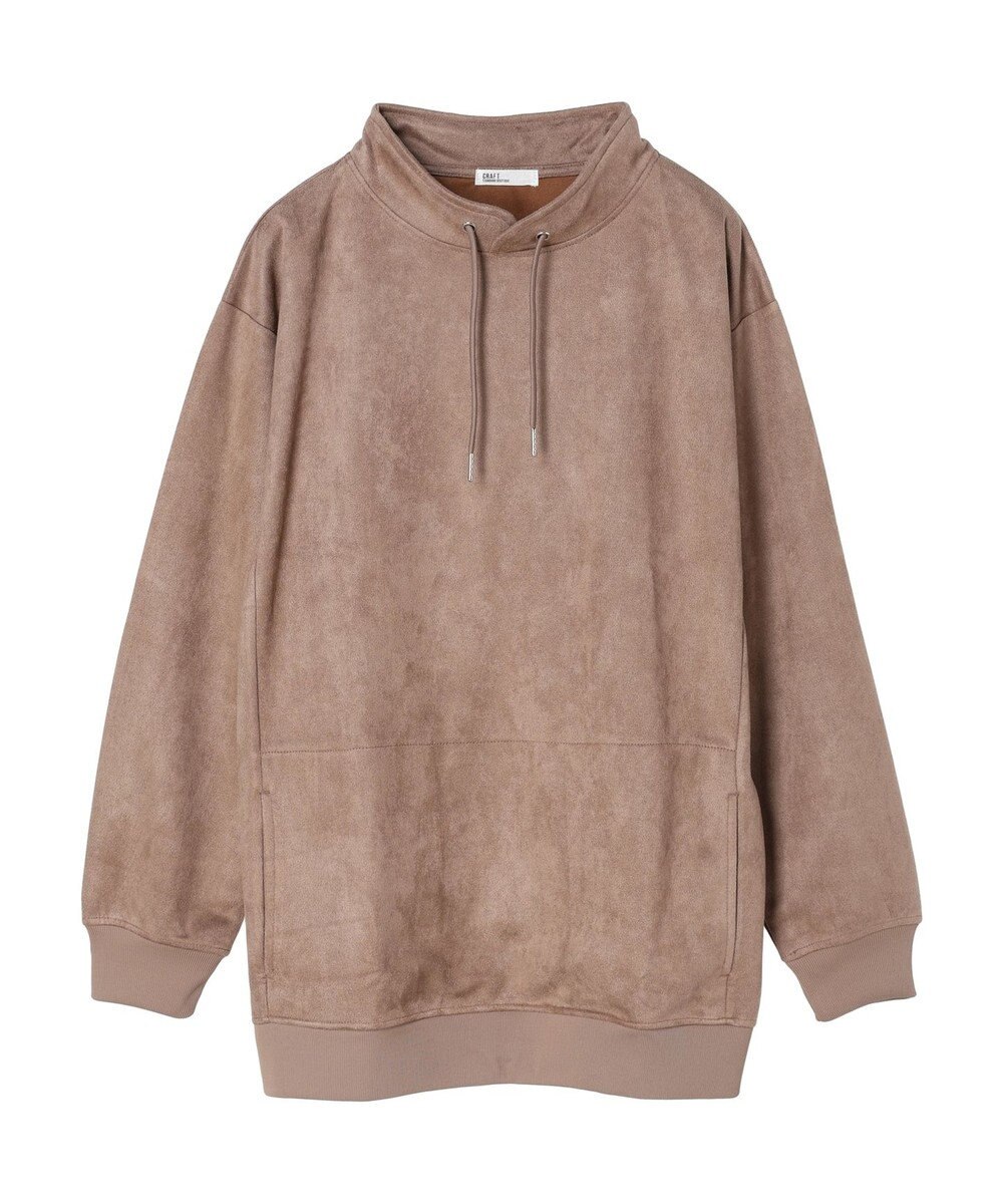 CRAFT STANDARD BOUTIQUE フェイクスエードスタンドプルオーバー 