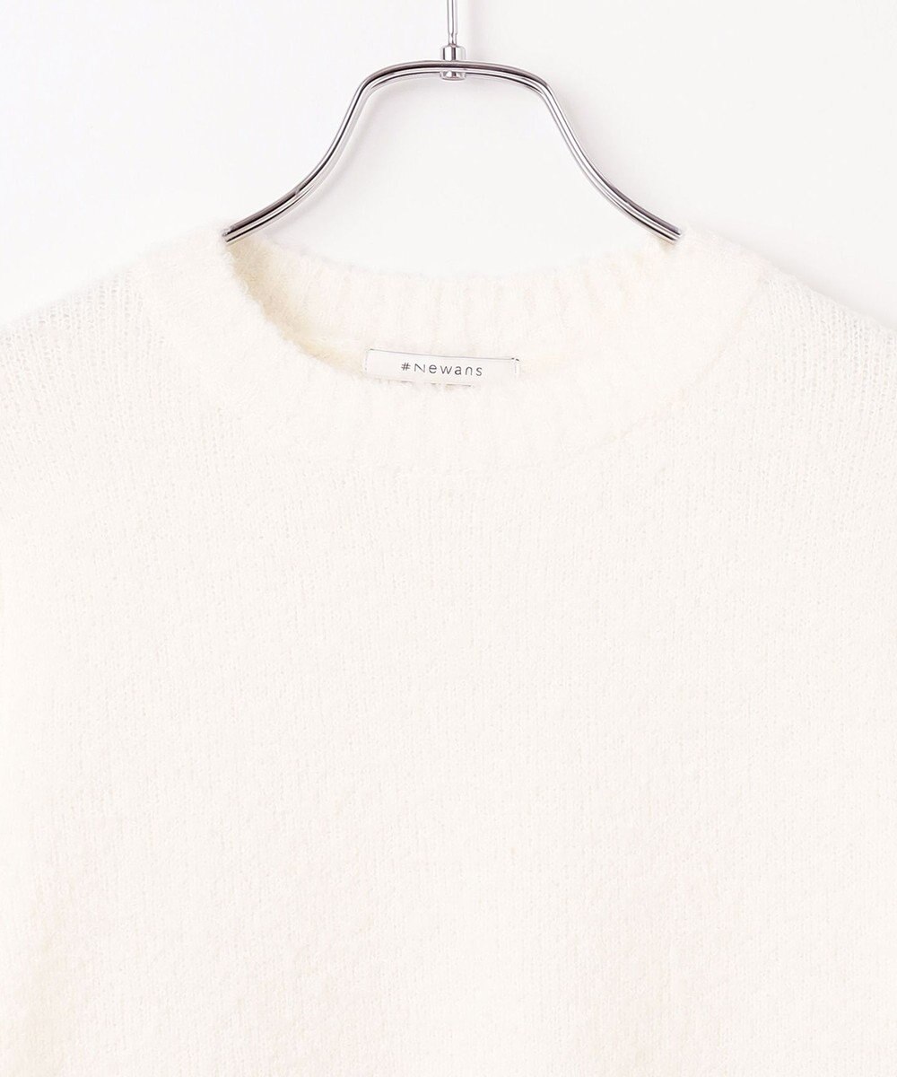 #Newans 【洗える】フレアシルエットチュニックニット 