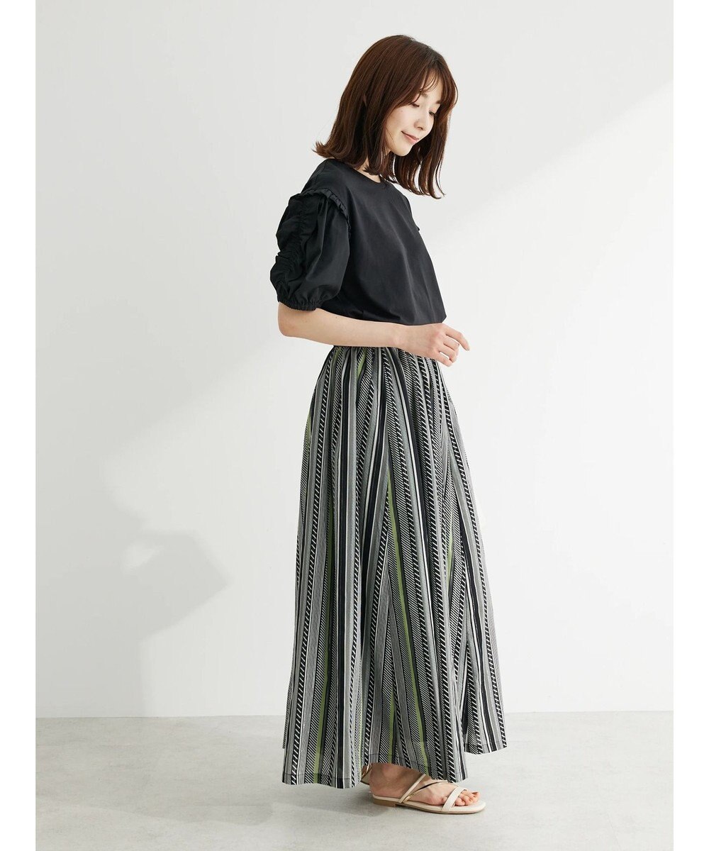 Green Parks ・ＥＬＥＮＣＡＲＥ　ＤＵＥ　マルチストライプスカート 