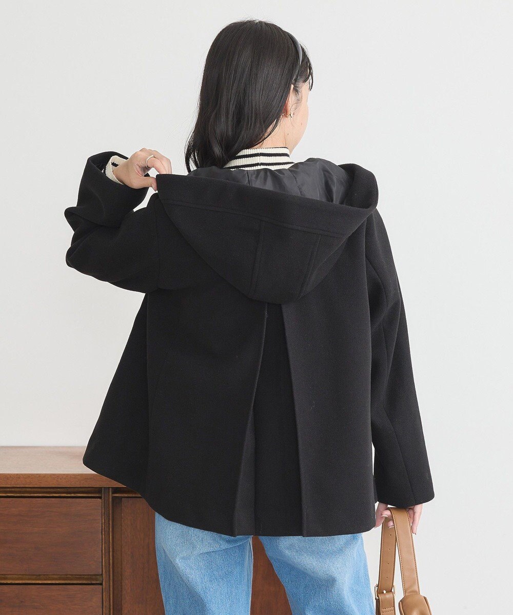 earth music&ecology ２Ｗａｙフードショートコート 