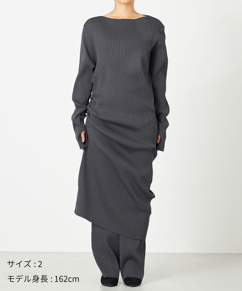 NAVE 【ReNAVE・洗える】スポンディッシュワイドリブワンピース 