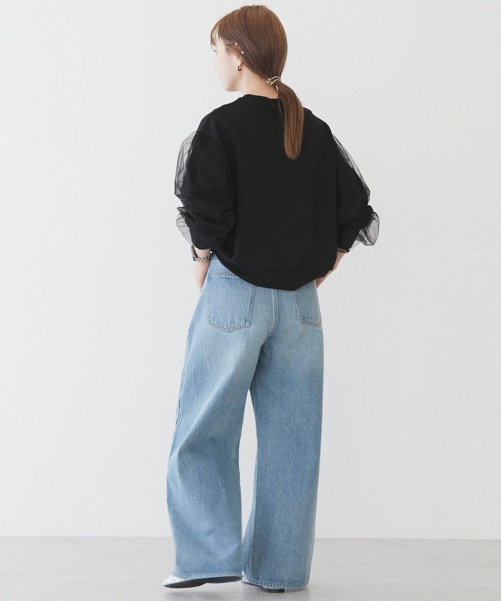 AMERICAN HOLIC 袖チュール重ねプルオーバー 