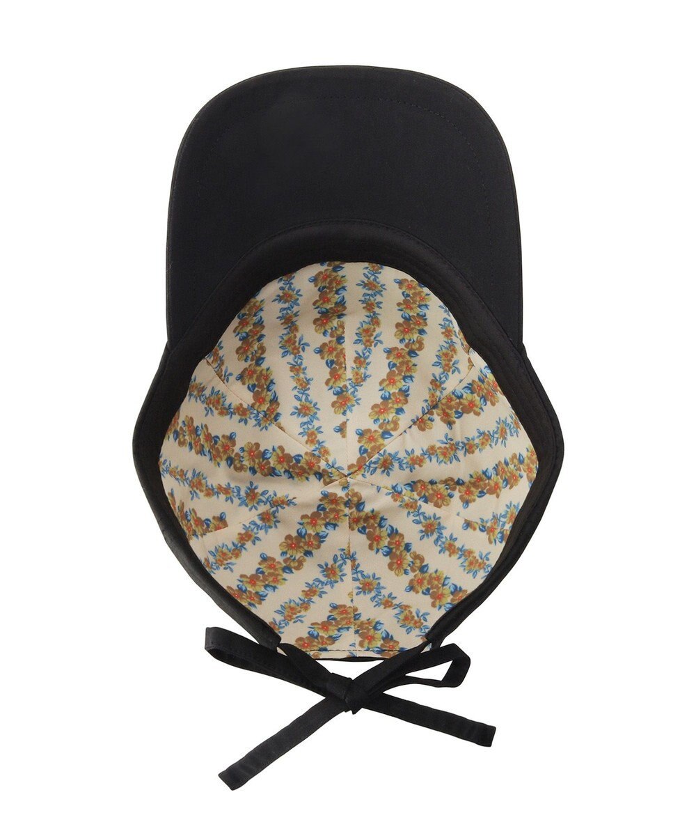 MOONBAT ポール & ジョー (PAUL & JOE ACCESSOIRES) ロゴ刺繍 リボン キャップ 