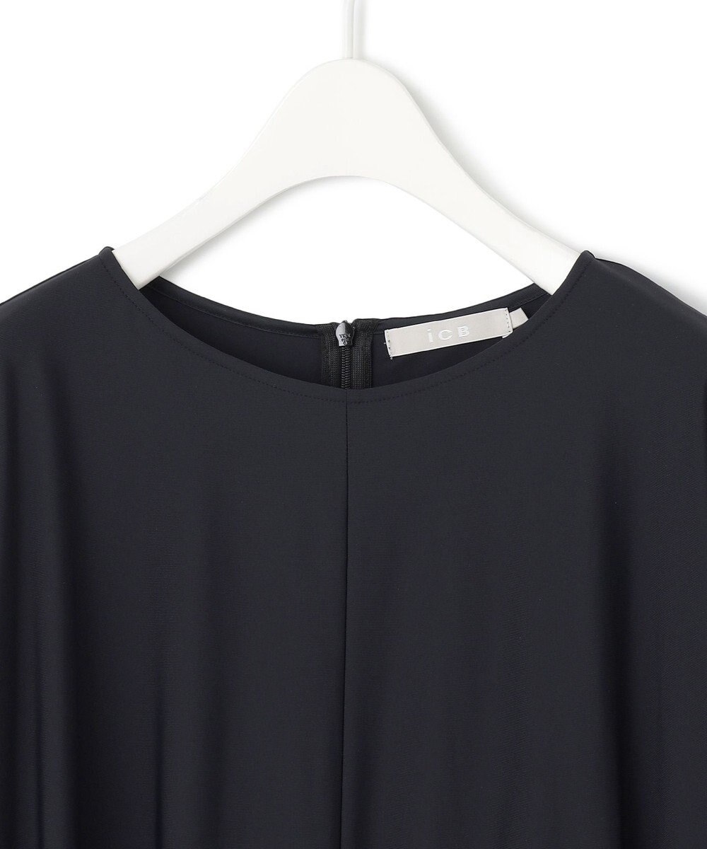 ICB L 【UVカット・接触冷感・速乾・洗える】マットスキューバ ドルマンスリーブプルオーバー 