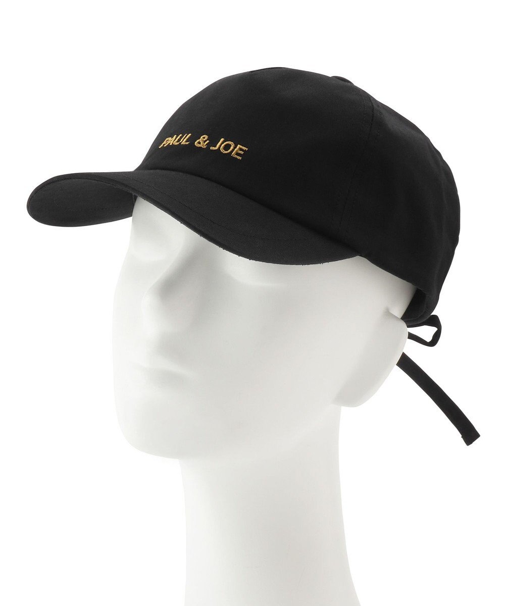 MOONBAT ポール & ジョー (PAUL & JOE ACCESSOIRES) ロゴ刺繍 リボン キャップ 