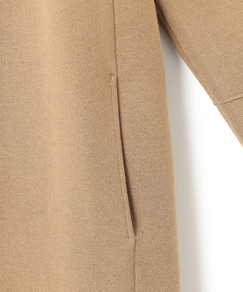 ICB 【洗える】コットンアセテートスムース ロングニットアウター 