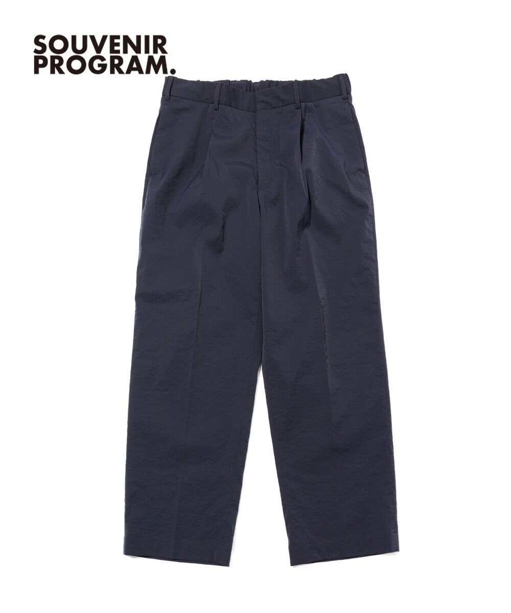 J.PRESS MEN 【J.PRESS ORIGINALS】【UNISEX】High Power Stretch Mechanical 1Tuck Slacks / New Wide Piped Stem 