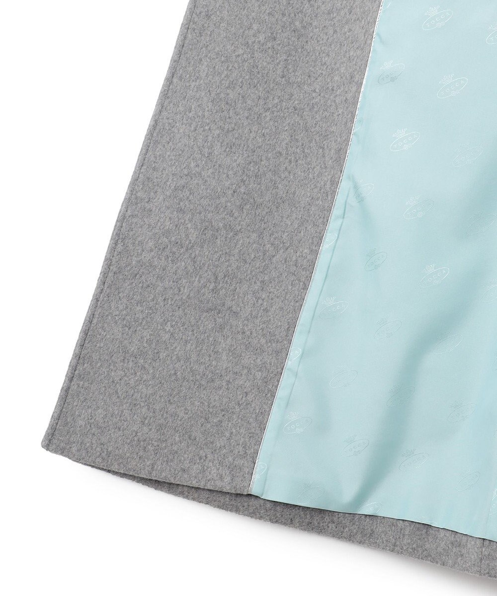 TOCCA LOOFAH ショールカラーウールコート 