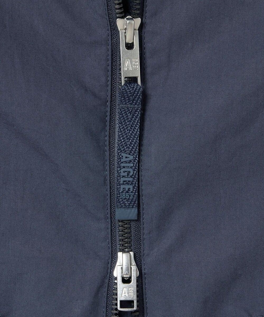 AIGLE UPF40 UVカット オーガニックコットン フーデッドジャケット 
