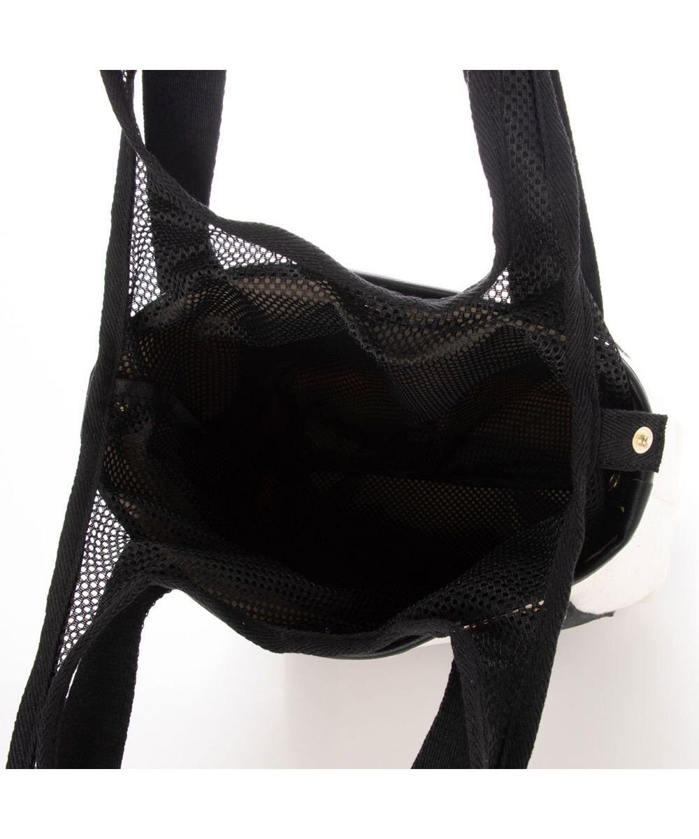 UNBILLION cachecache メッシュエコバッグ付きキャンバステープトート 