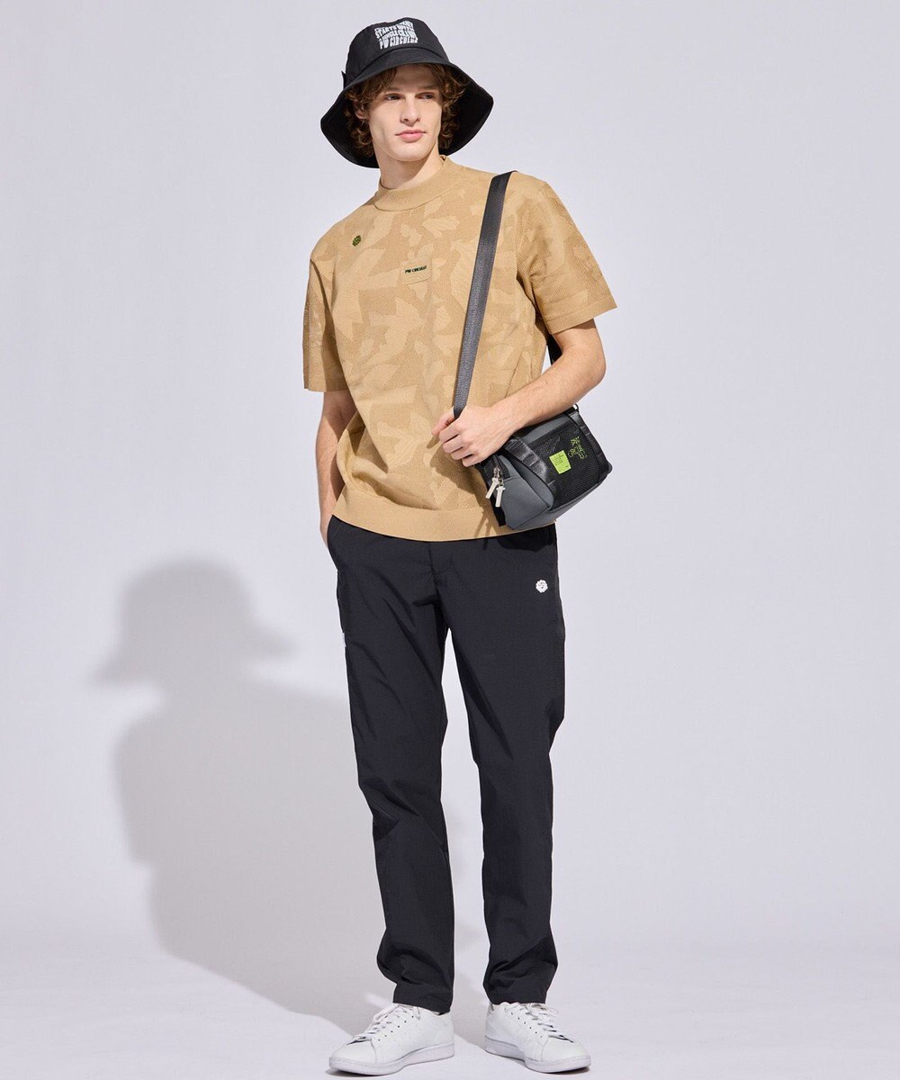 PW CIRCULUS 【MEN】ＤＯＶＥモチーフ ニットモックネック ゴルフ 