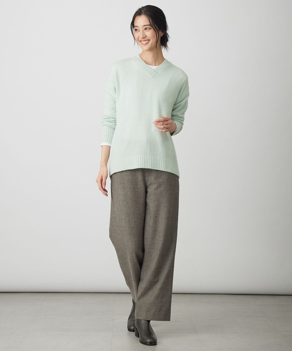 J.PRESS LADIES YAK BLEND Vネック ニット 