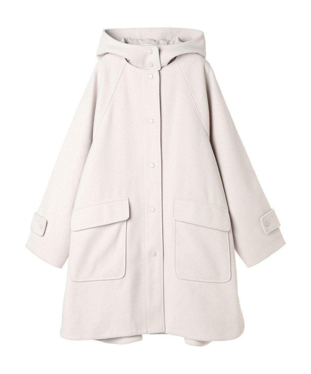 AMERICAN HOLIC 中空ＦＩＢＥＲ２ＷＡＹフード付きコート 