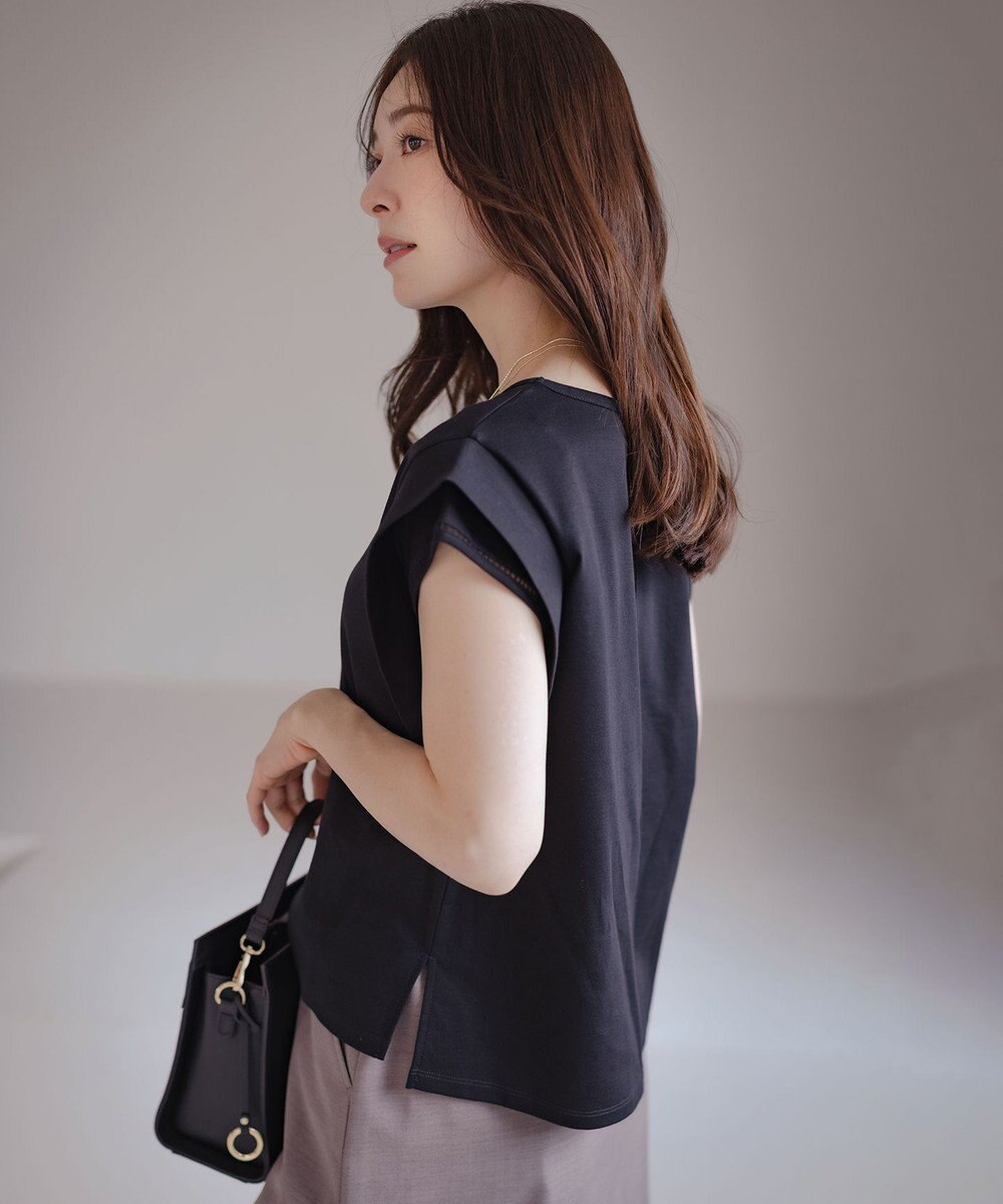 組曲 S ハシゴレースフレンチスリーブ カットソー 