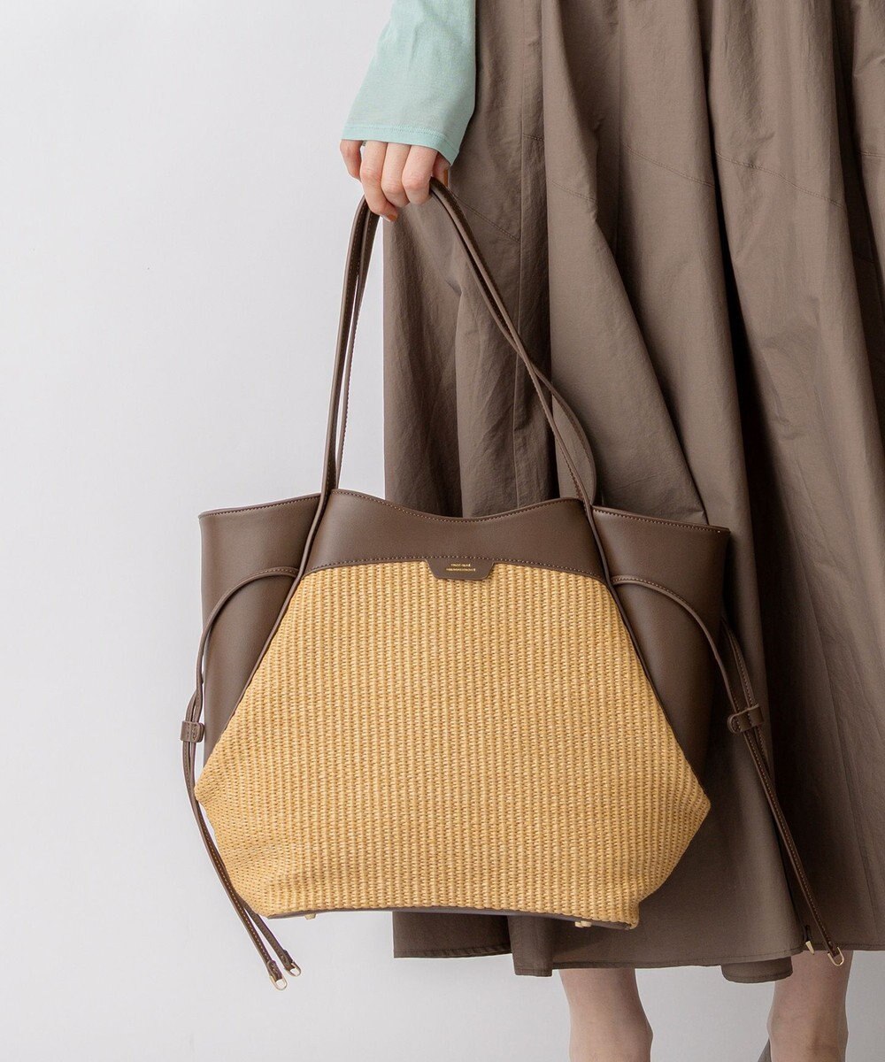 23区 ペーパーライクコンビ トートバッグ (M) 