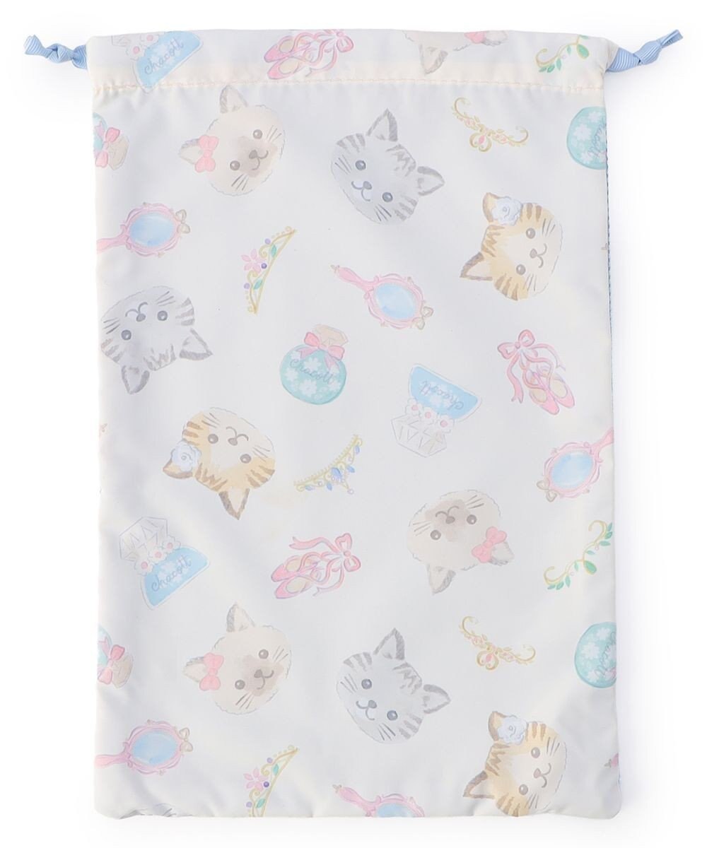 Chacott Cat半メッシュ巾着M 