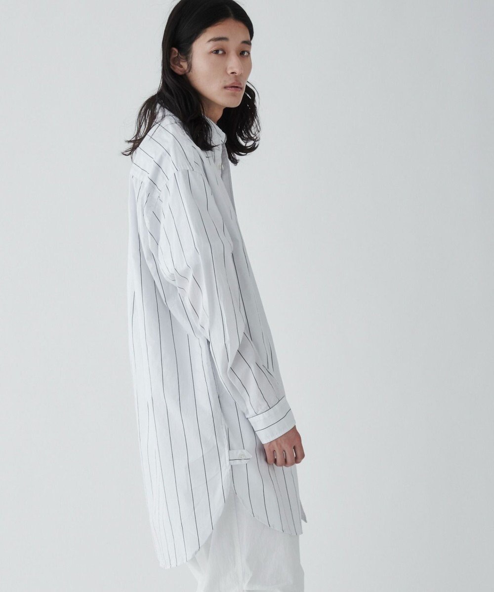 WEGO ストライプロングシャツ 